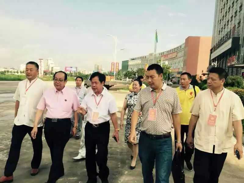 王月凡秘书长陪同易学泰斗邵伟华考察三僚风水村